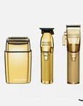 Babyliss Pro Goldfx FX870G Clipper FX787GBD Skeleton Trimmer & FX02 Shaver Combo. Fixed Price $309.99.