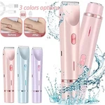 Dual Head Electric Women Shaver 2 In 1 Waterproof Lady Razor For Private Area. Fixed Price $10.89.