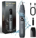 Ear And Nose Hair Trimmer With Led Indicator Usb Rechargeable Water Resistant. Fixed Price $14.99.