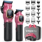 Hair Clippers Professional Barber And Trimmer Set Rechargable Electric. Fixed Price $114.99.