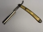 Shave Ready Vintage Dubl Duck Satinedge 5/8 Straight Razor Gold Celluloid. Fixed Price $119.99.