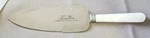 Vintage Treasure Masters Cake Server Knife Sheffield England Pearl Handle. Fixed Price $14.00.