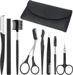 8PCS Eyebrow Grooming Kit Razor Scissors Tweezers Trimming Set For Women. Fixed Price $14.99.