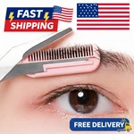 Eyebrow Scissors Trimmer With Comb Stainless Steel Shaping Makeup Tool. Fixed Price $9.88.