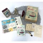 Vintage 1950'S Men's Norelco Sportsman Travel Shaver W /box Manual Vanity Decor. Fixed Price $15.00.