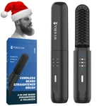 Vikicon Beard Straightener For Men: Cordless Heated Brush Men, Elec.... Fixed Price $55.28.