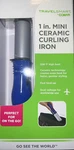 Nib Conair 1IN. Mini Ceramic Curling Iron Travel-size Dual-voltage Even-heat. Fixed Price $19.00.