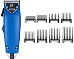 Oster Fast Feed Limited Edition Blue Soft Touch Clipper + 8 Pc Comb Set. Fixed Price $79.99.