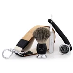 4 Piece Shaving Kit With Straight Razor And Best Badger Brush. Fixed Price $115.98.