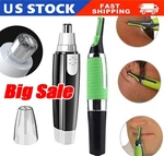 Electric Nose Hair Trimmer Shaver Face Eyebrow Mustache Beard Clipper. Fixed Price $7.79.