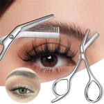 Stainless Steel Eyebrow Scissors With Comb - Precision Grooming Tool. Fixed Price $9.96.
