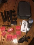Conair Man Home Haircutting Kit Number Comb System 20 Pcs Preowned. Fixed Price $19.90.