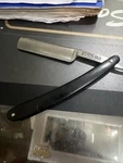 Fromm Straight Razor Germany #72 Used Black Handle Fast Shipping. Fixed Price $35.24.