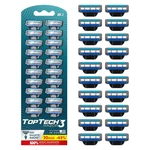 Razor For Men Replaceable Cartridges Manual Shaving 3-BLADE Tech. Fixed Price $66.99.