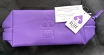 New Carnival Cruise Elite Purple Genuine Leather Shaving Kit Travel Bathroom Bag. Fixed Price $21.99.