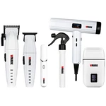 Wmark 6-IN-1 Pro Barber Hair Cut Kit Clipper Trimmer Shaver Dryer Grooming White. Fixed Price $294.95.