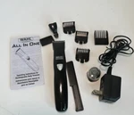 Wahl All-in-one Rechargeable Groomer Kit, 10 Pieces Used Clean. Fixed Price $14.86.