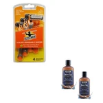 Wahl Clear Shaving Gel 2-PACK + Elite Men 4-PIECE Travel Kit W/ Razors. Fixed Price $21.99.