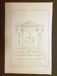 Monument To Doge Domenico Michieli Church Of San Giorgio Maggiore Venice 1830. Fixed Price $34.97.