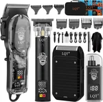 Professional Barber Kit For Men,cordless Hair Clipper, Beard Trimmer, Foil Shave. Fixed Price $65.73.