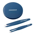 Tweezerman Brow & Lash Set - Compact Mirror, Mini Slant And Blue. Fixed Price $48.99.