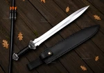Custom Gladius Sword Handforged Carbon Steel Greek Xiphos Tactical Hunting Knife. Fixed Price $95.00.
