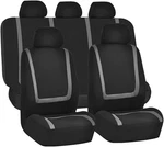 For All Peugeot Luxury 5 Full Set Black And Gray Polyester Seats Cover. Fixed Price $81.99.