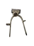 Coates Mfg. Co. Handheld Hair Beard Manual Clippers Silver Vanity Vtg. Fixed Price $14.00.