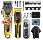Kit Profesional Inalambrico Y Recortador, Cortadora De Cabello Pantalla Led New. Fixed Price $53.91.