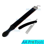 New Leather Strop High Speed Steel Straight Razor Shaving Kit. Fixed Price $14.99.