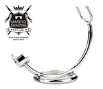 Art Stainless Steel Dovo Compatible Curved Straight Barber Razor Stand,. Fixed Price $19.99.