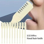 10-PACK Manual Nose Hair Trimmer 360 Rotating Nasal Cutter With Ear Pick. Fixed Price $6.99.