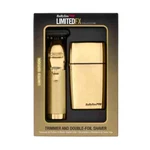 Babylisspro FXDUOFS2TG Limitedfx Trimmer & Double-foil Shaver Gold Collection. Fixed Price $219.99.