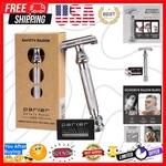 Parker 99R Chrome Long Handle Heavyweight Butterfly Open Double Edge Safety R.... Fixed Price $52.79.