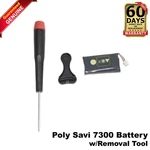 Hp Poly Savi 7300 Battery With Removal Tool 217400-01 784P8AA. Fixed Price $49.99.