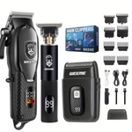 Hair Clippers For Men,professional Barber And Trimmer Set. Fixed Price $42.74.