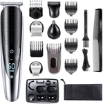 Hatteker Mens Beard Trimmer Grooming Kit Hair Mustache Body. Fixed Price $43.99.