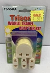 Trisonic World Travel Adaptor Kit, Set Of Different Plugs TS-534AA. Fixed Price $5.84.