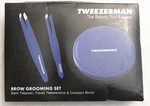 Tweezerman Brow & Lash Set - Compact Mirror, Mini Slant And Blue. Fixed Price $27.45.
