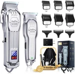 Limural Cordless Hair Clippers Blade Trimmer Kit For Men Electric Head Black. Fixed Price $60.63.