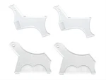 4PCS Men's Beard Shaping Tool Template, Guide Shaper With Inbuilt Comb,.... Fixed Price $20.72.