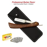 Wooden Barber Hair Salon Straight Wet Cut Throat Shaving Razor Shavette Brown. Fixed Price $9.75.