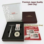 Feather Tokusen Double Edge Razor All Stand + 20 Hi-stainless Blade. Fixed Price $167.12.