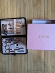 Zizzon Manicure Set 18 Professional Pedicure Nail Scissors Grooming Leather. Fixed Price $21.85.
