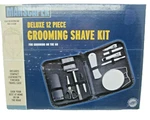 Manscaper Deluxe 12 Piece Grooming Shave Kit Travel Case With 11 Tools New. Fixed Price $19.93.