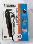 Wahl Complete Home Barber Kit Chrome Pro Clipper Haircutting 24 Piece. Fixed Price $19.99.