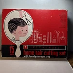 Vintage Barber Kit Penncrest Jc Penny Co Home Haircutting Set Retro Tested. Fixed Price $17.95.