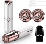 Set New Finishing Touch Women's Painless Hair Remover White/rose Gold 2 Heads. Fixed Price $31.99.