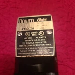 Oster Powwr Line Barber Clipper. Fixed Price $50.00.