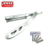 New Shavette Barber Salon Hair Shaper Shaver Trimmer Razor + 5 Blades. Fixed Price $9.99.